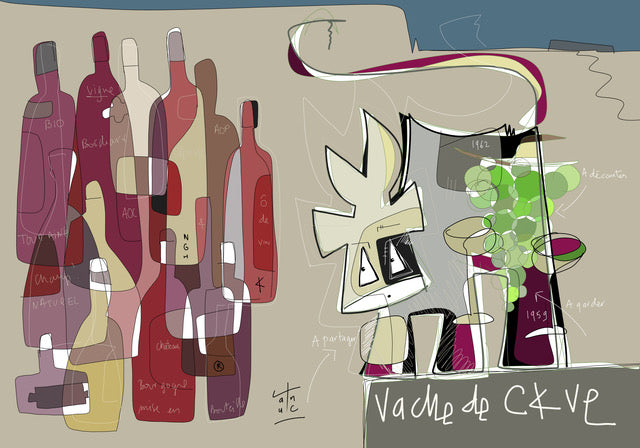 Set de table Vache de Cave