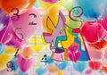Set de table Vache d' Anniversaire