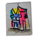 Œuvre originale VanLuc - Vache d'Artiste