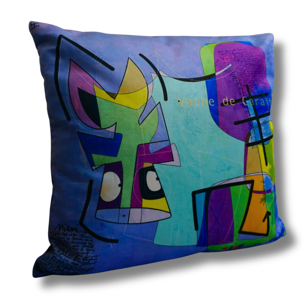 Coussin Vache de Caraïbes