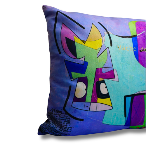 Coussin Vache de Caraïbes