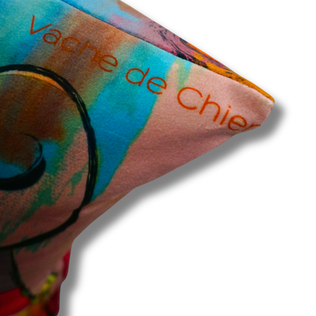 Coussin Vache de Chien
