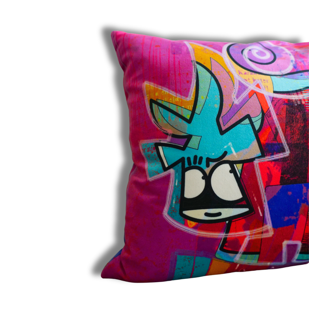 Coussin Vache de Génie