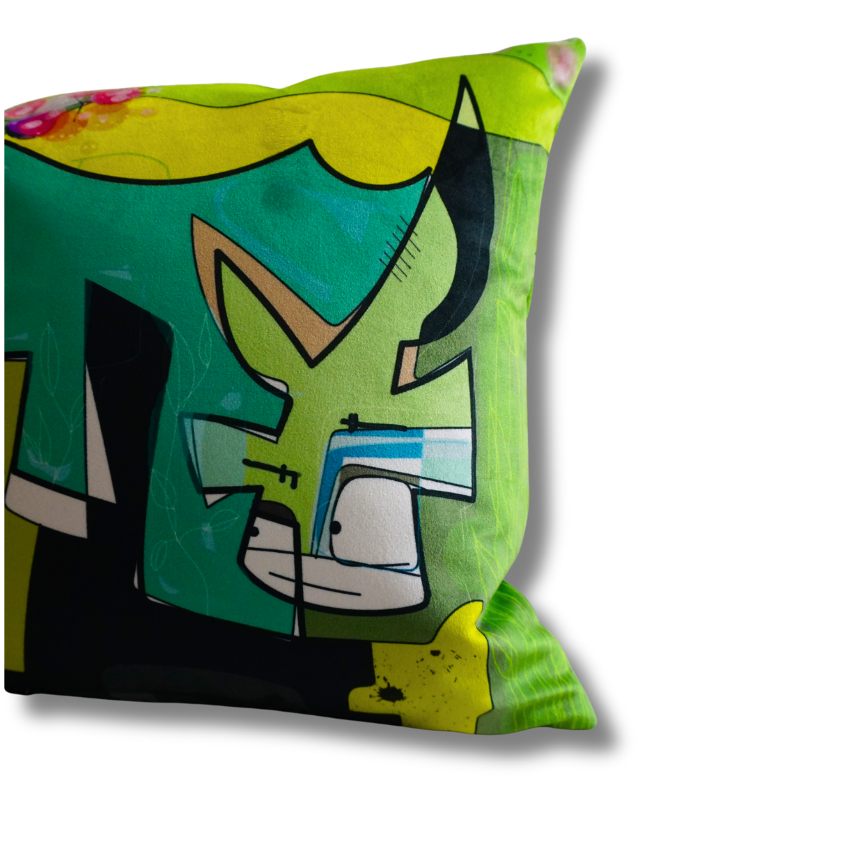 Coussin Vache de Printemps