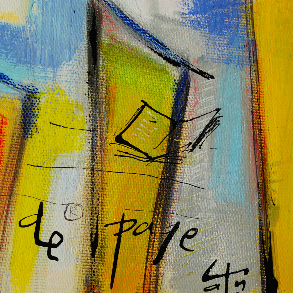 Œuvre originale VanLuc - Vache de Paye