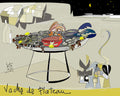 Set de table Vache de Plateau