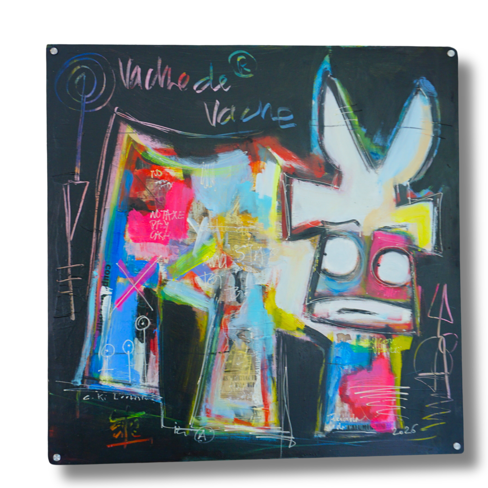 Œuvre originale VanLuc - Vache de Vache