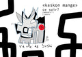 Set de table Vache de Sushi
