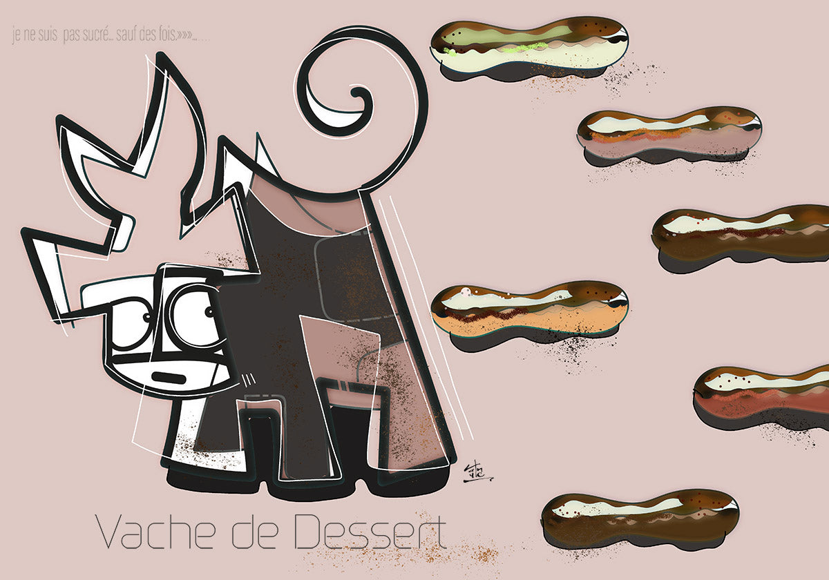 Set de table Vache de Dessert