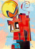 Edition d'art Vache de Canicule, artiste VanLuc
