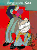 Edition d'art Vache de Cat, artiste VanLuc