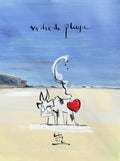 Edition d'art Vache de Plage, artiste VanLuc