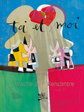 Edition d'art Vache de Rencontre, artiste VanLuc